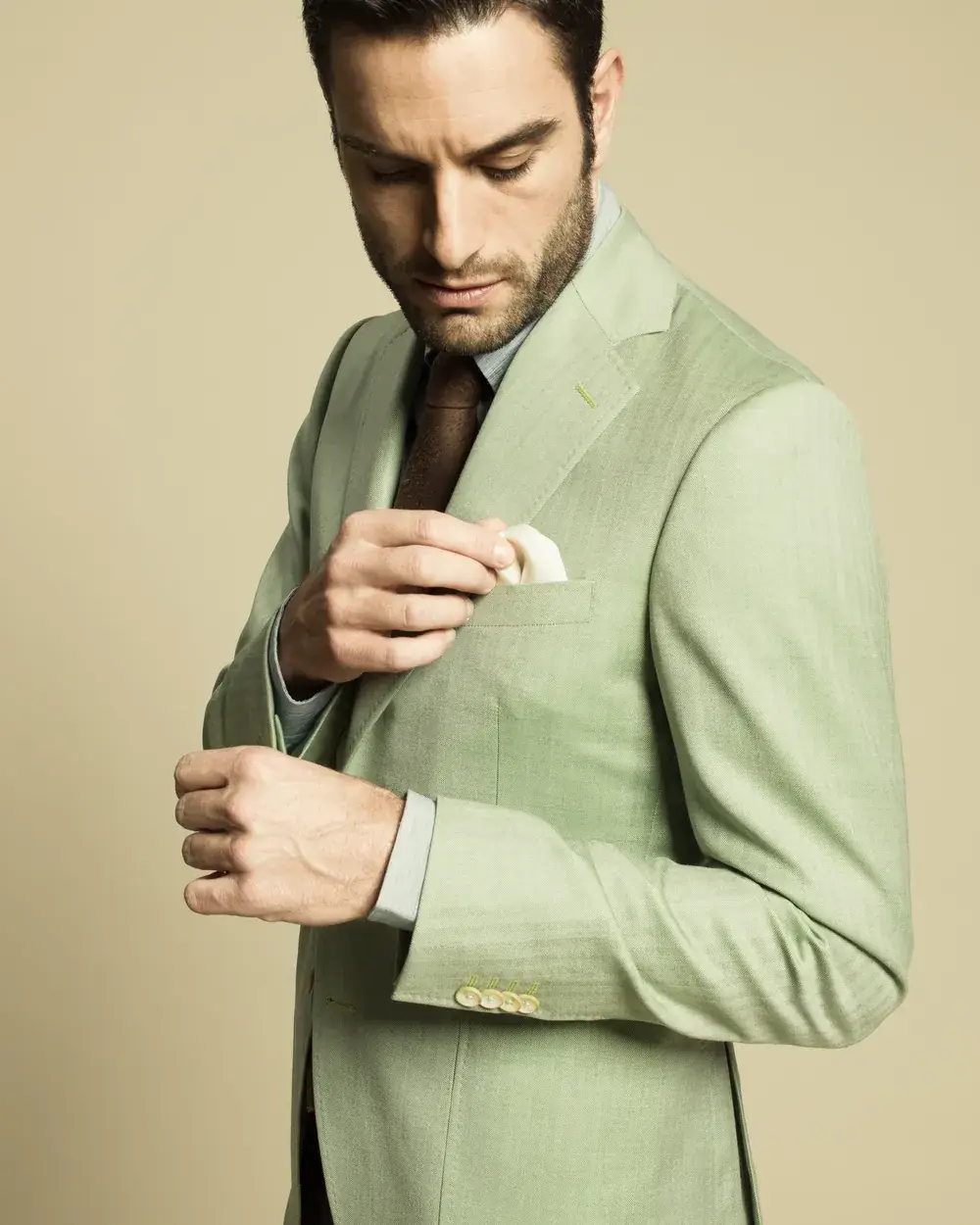 Scabal Rhapsody világoszöld zakó